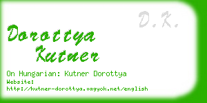 dorottya kutner business card